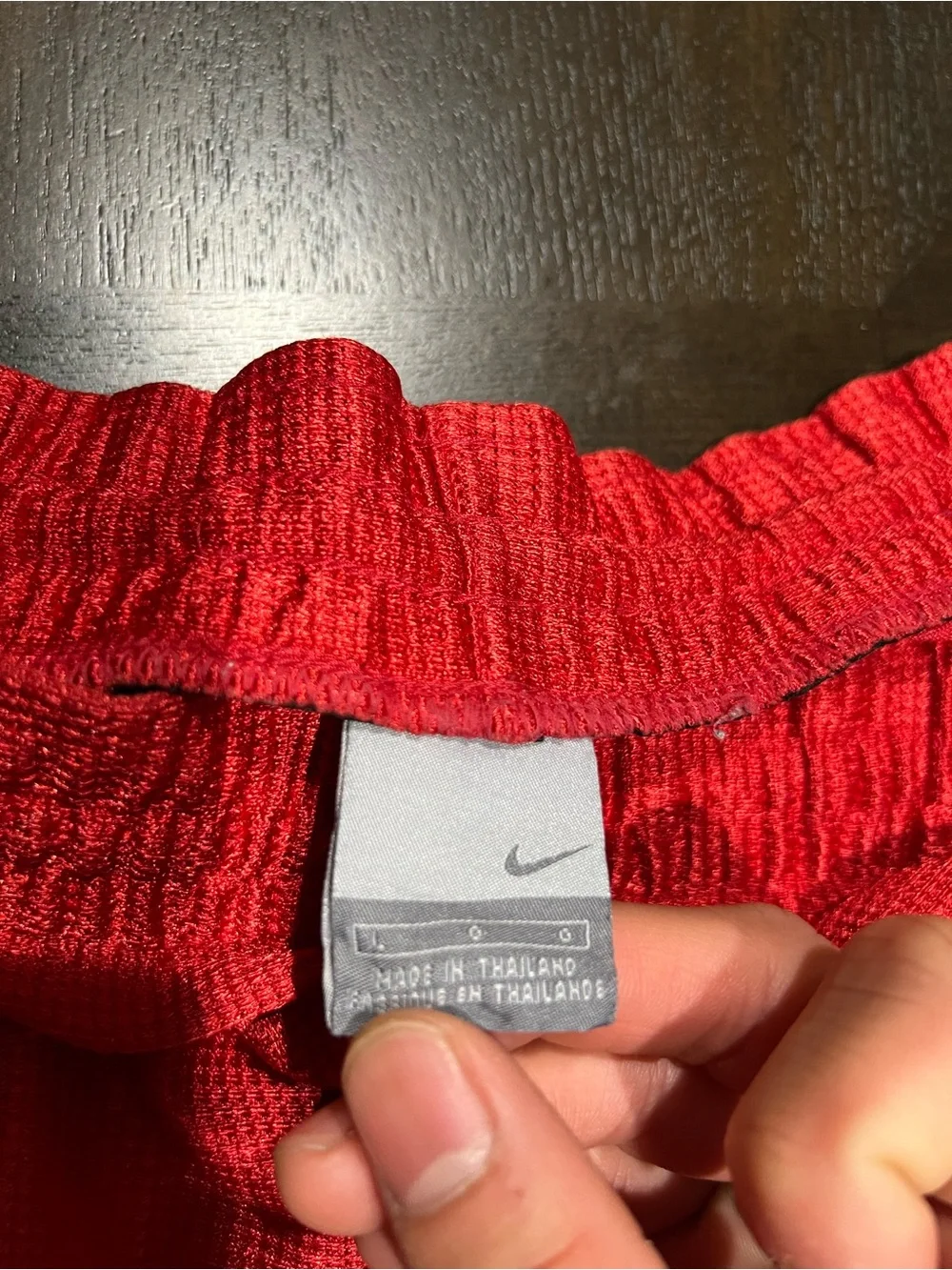 Nike Men's Red Mesh Basketball Athletic Shorts Size L 9